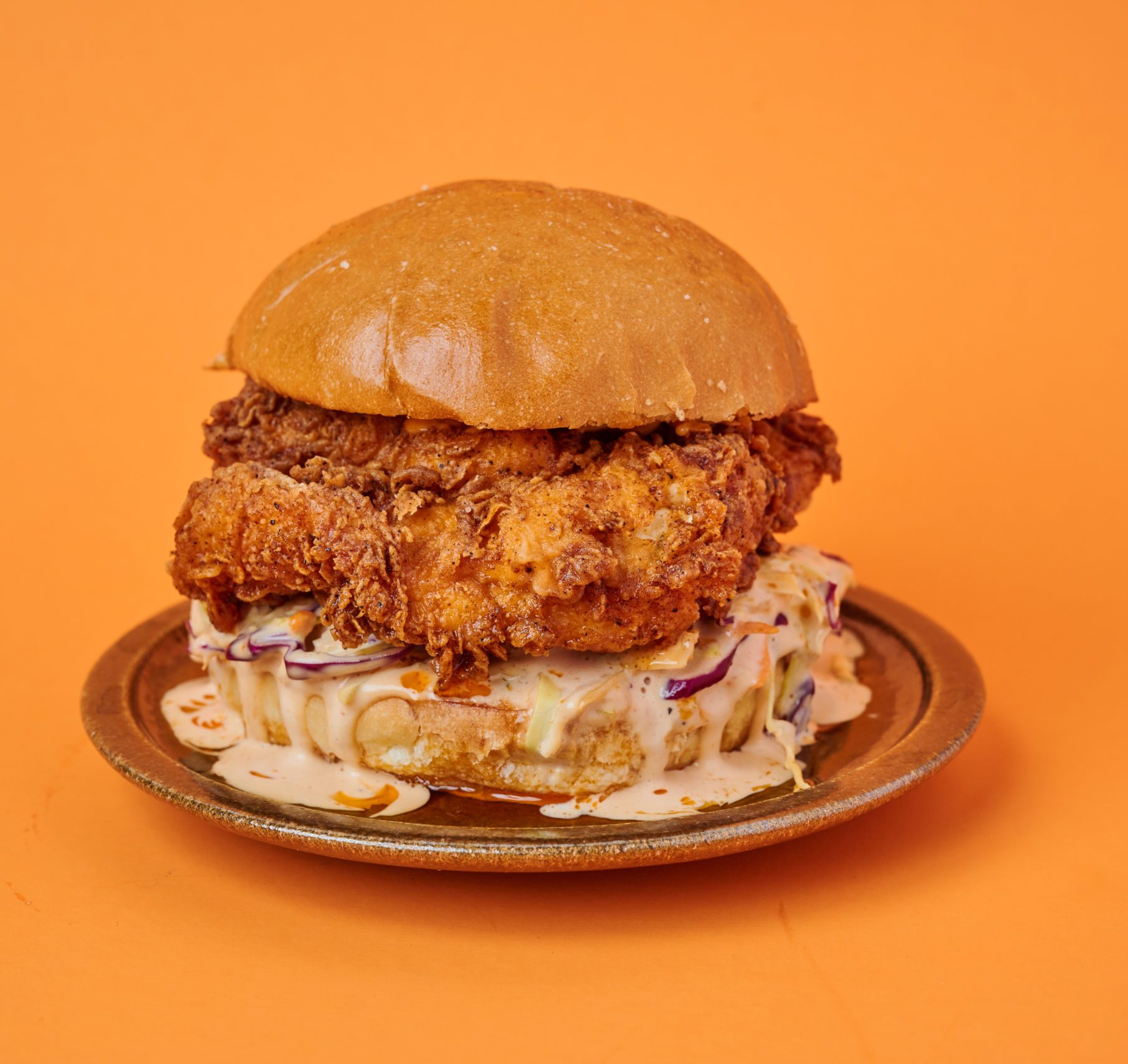 Nashville Hot Halal Chicken Burger - Spicy Specialty at JOYO Montreal